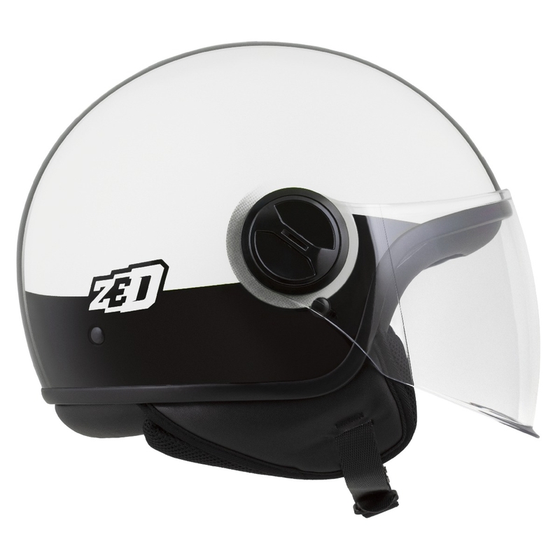 Otvorena kaciga ZED C35 bijelo-crna