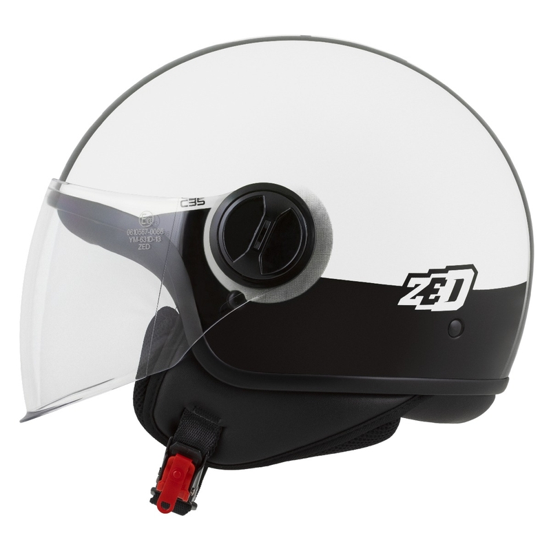 Otvorena kaciga ZED C35 bijelo-crna