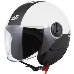 Otvorena kaciga ZED C35 bijelo-crna