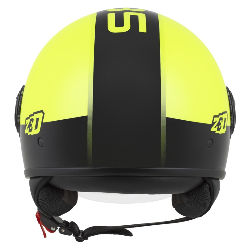 Otvorena kaciga ZED C35 fluo žuto-crna