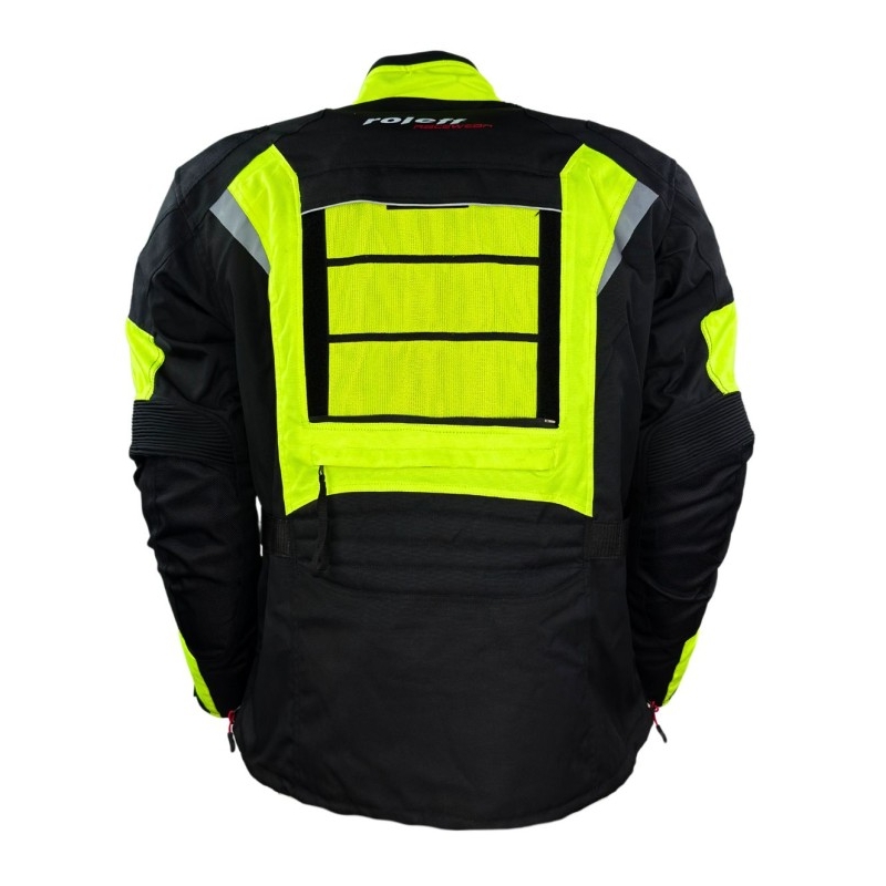 Roleff Kodra Enduro motoristička jakna crno-fluo žuta