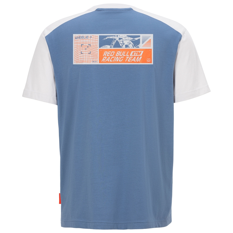 KTM Dusk majica plavo-siva