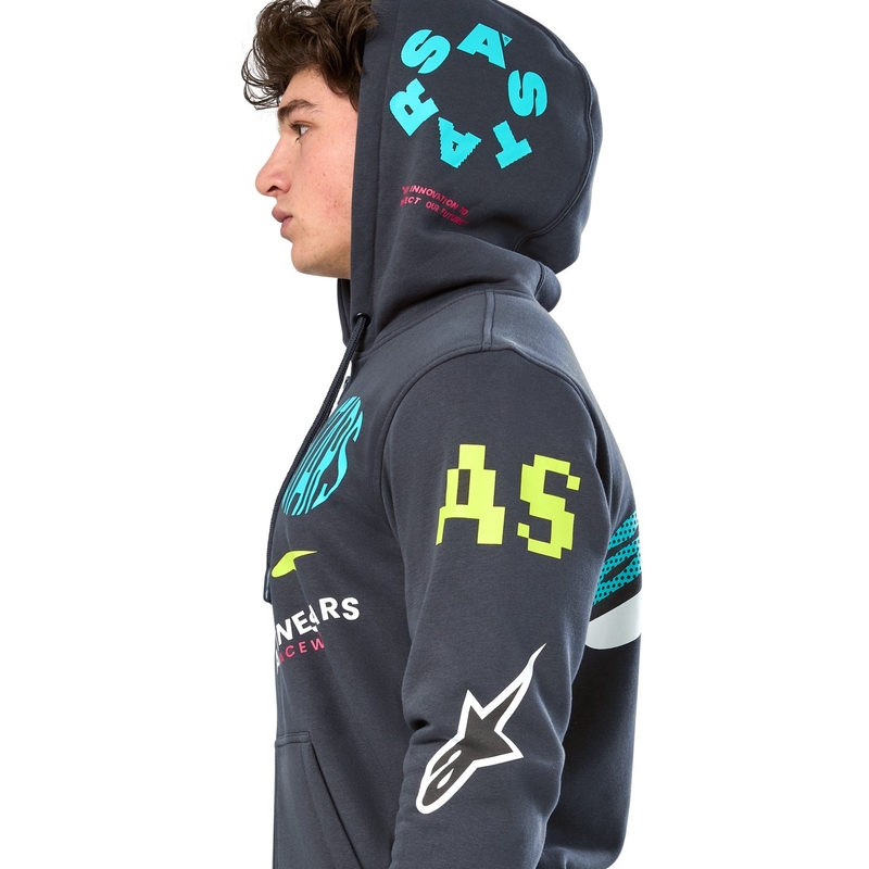 Alpinestars Varigate majica s kapuljačom tamno siva