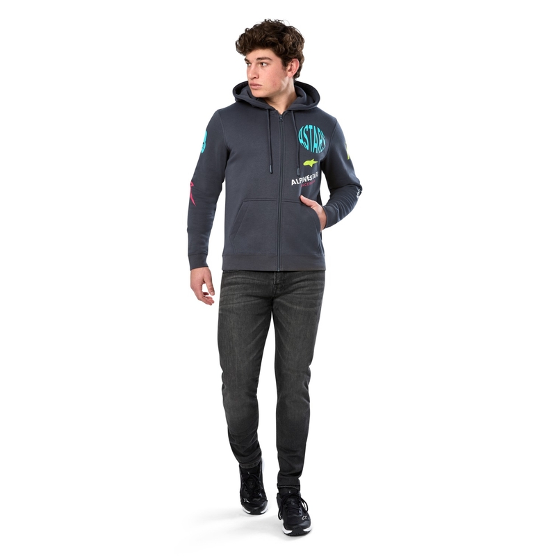 Alpinestars Varigate majica s kapuljačom tamno siva