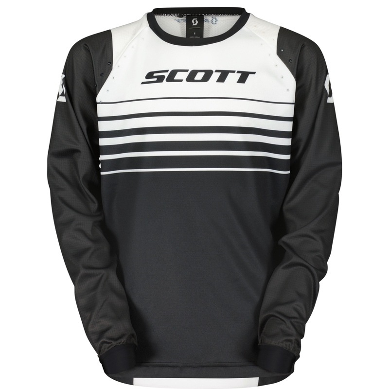 SCOTT EVO Swap dječji motocross dres crno-bijeli