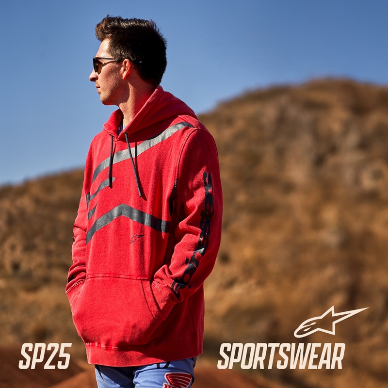 Alpinestars Unbound Hoodie crvena