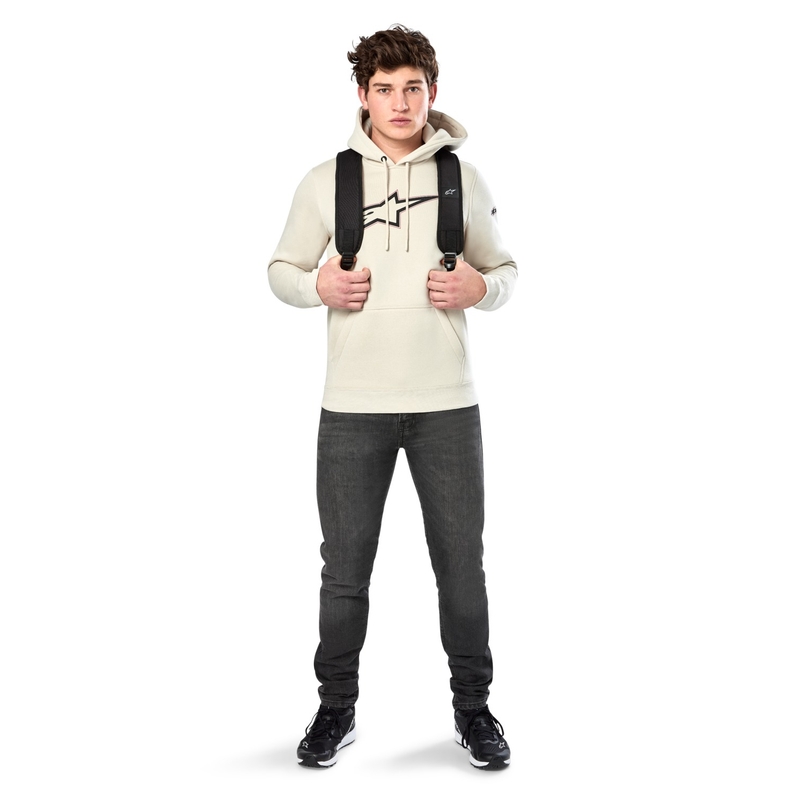 Alpinestars Insignia majica s kapuljačom bijele boje