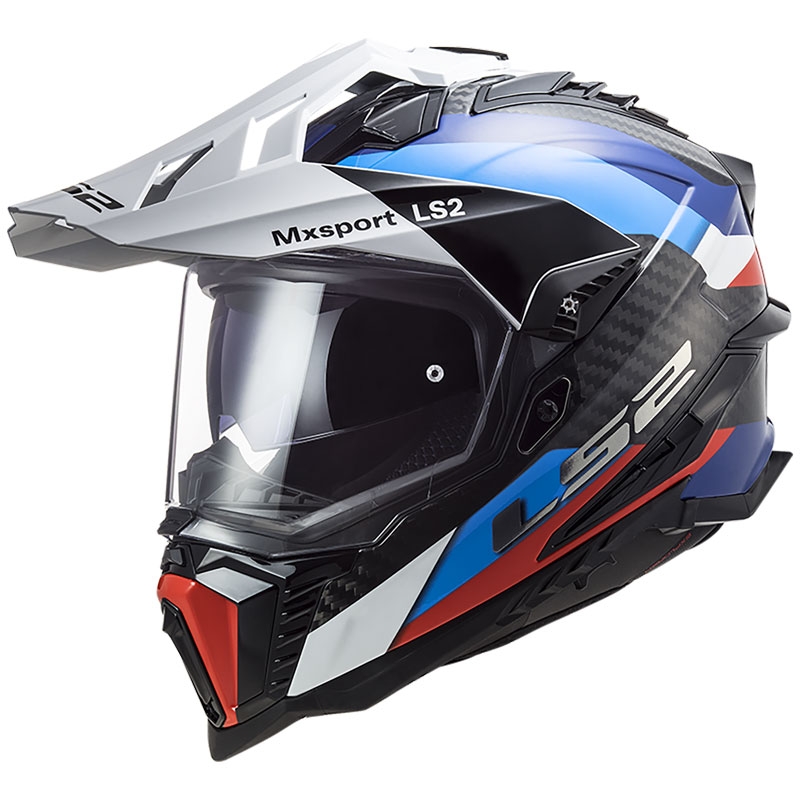 Enduro motociklistička kaciga LS2 MX701 C Explorer Frontier crno-plava