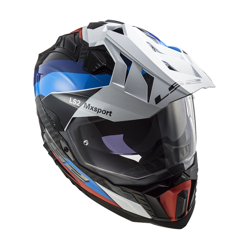 Enduro motociklistička kaciga LS2 MX701 C Explorer Frontier crno-plava