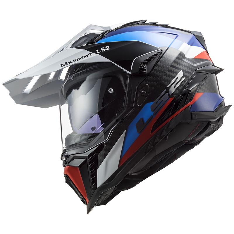 Enduro motociklistička kaciga LS2 MX701 C Explorer Frontier crno-plava