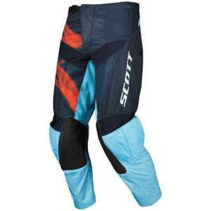 SCOTT EVO Dirt motocross hlače plavo-crvene