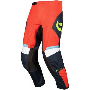 SCOTT EVO Race motocross hlače plavo-crvene