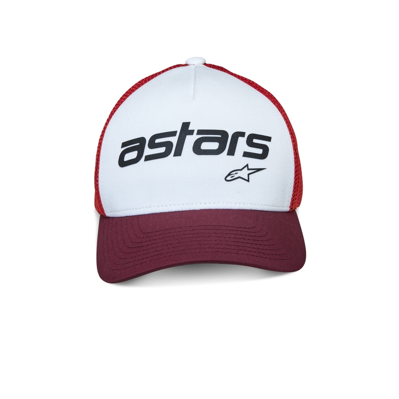 Alpinestars Vital Trucker Cap bijelo-smeđe-crveno-narančasta