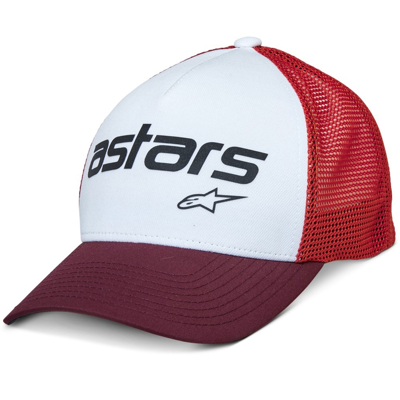 Alpinestars Vital Trucker Cap bijelo-smeđe-crveno-narančasta