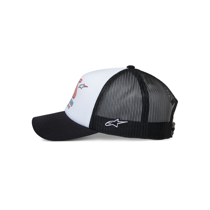 Alpinestars Ayess Trucker Cap bijelo-crna