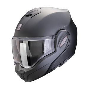 Překlápěcí přilba Scorpion EXO-TECH EVO PRO SOLID perleťově matná černá - II. kvaliteta