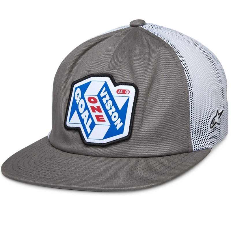 Kapa Alpinestars That Way Trucker sivo-bijela