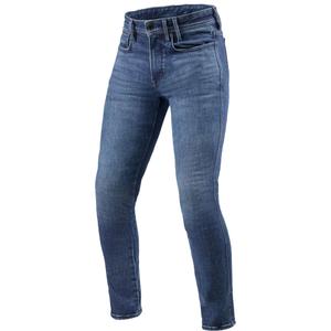 Revit Piston 3 Short uske motociklističke traperice Washed Blue