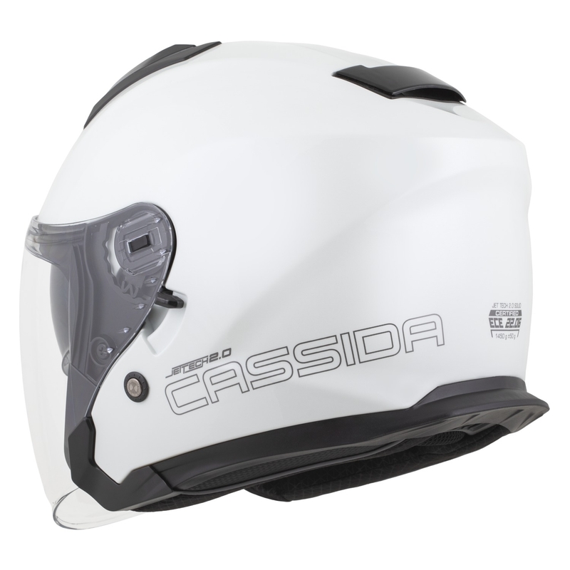 Cassida Jet Tech 2.0 čvrsta otvorena motociklistička kaciga bijela-crna-siva