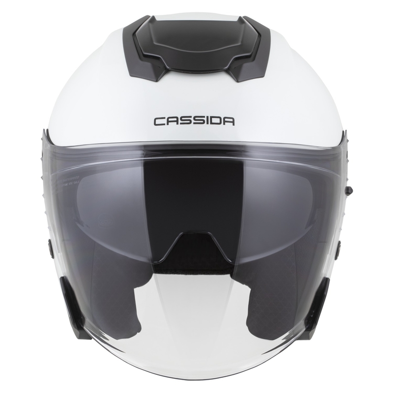Cassida Jet Tech 2.0 čvrsta otvorena motociklistička kaciga bijela-crna-siva