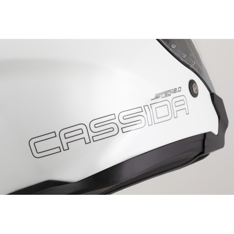Cassida Jet Tech 2.0 čvrsta otvorena motociklistička kaciga bijela-crna-siva