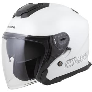 Cassida Jet Tech 2.0 čvrsta otvorena motociklistička kaciga bijela-crna-siva