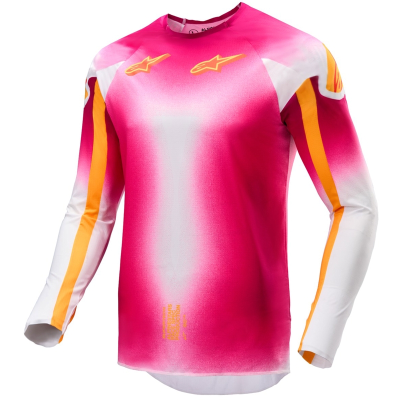 Alpinestars Supertech SX AFD Motocross dres Limited Edition MIG Fluo Pink-White-Orange