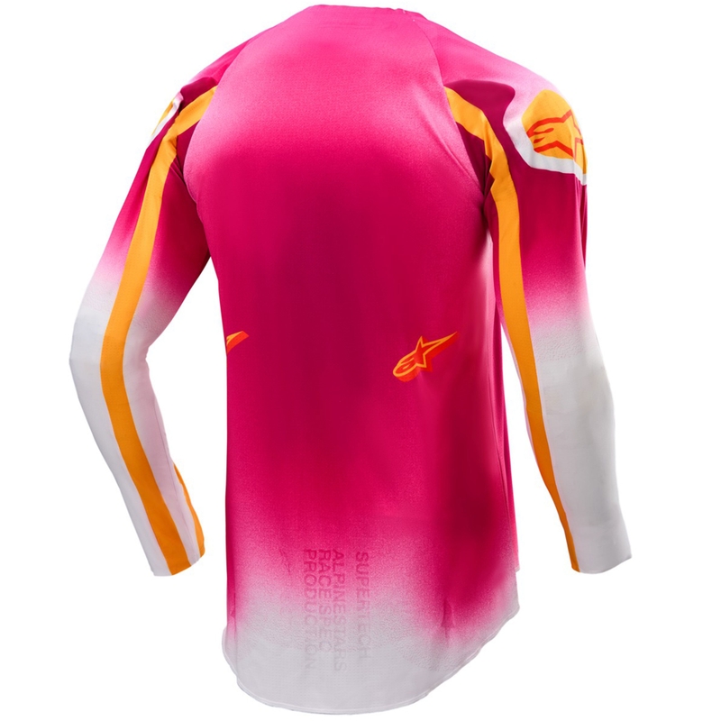 Alpinestars Supertech SX AFD Motocross dres Limited Edition MIG Fluo Pink-White-Orange