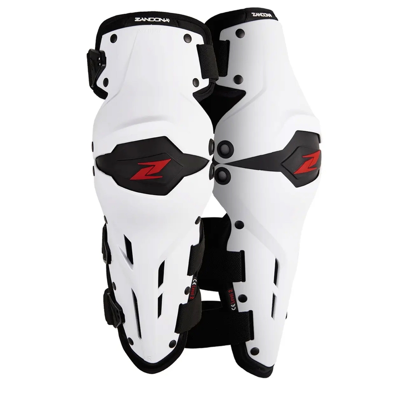 Motociklistički štitnici za koljena Zandona X-Treme Kneeguard bijelo-crni
