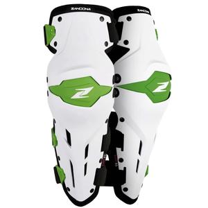 Motociklistički štitnici za koljena Zandona X-Treme Kneeguard bijelo-zeleni