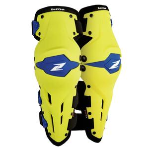 Motociklistički štitnici za koljena Zandona X-Treme Kneeguard žuto-plavi