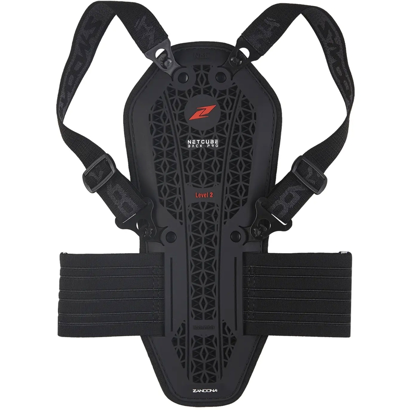 Dječji štitnik za kralježnicu Zandona Netcube Back PRO X7 crni 121 - 135 cm