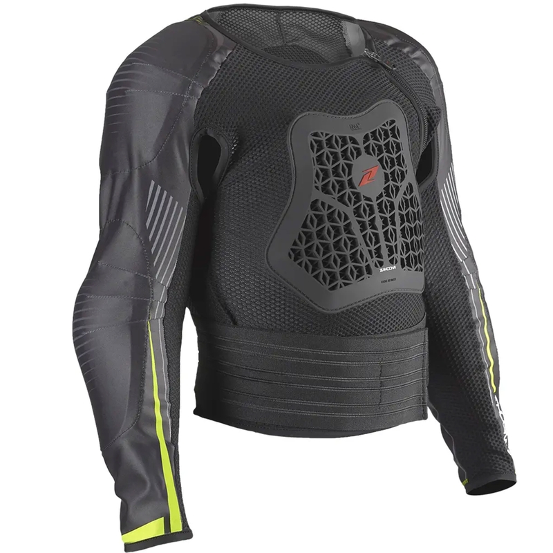 Dječja zaštita za tijelo Zandona Netcube Jacket X7 crno-fluo žuta 121 - 135 cm