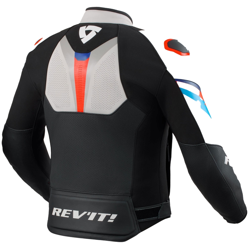 Revit Quantum 3 motoristička jakna crno-svijetlo siva