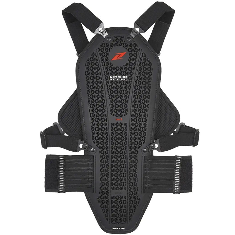 Štitnik za kralježnicu i prsa Zandona Netcube Armor X6 crni 158 - 167 cm
