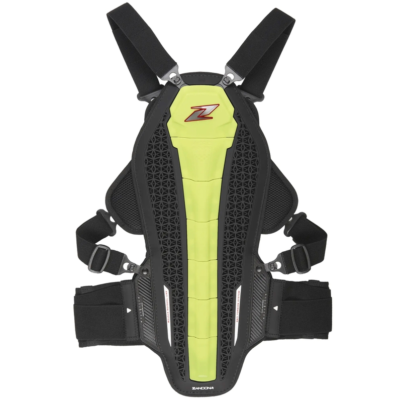 Zandona Hybrid Armor X8 štitnik za kralježnicu i prsa fluo žuta 178 - 187 cm