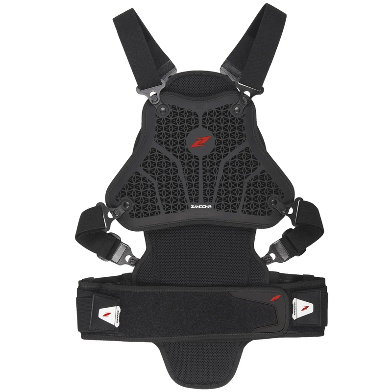 Štitnik za kralježnicu i prsa Zandona Hybrid Armor X6 crveni 158 - 167 cm