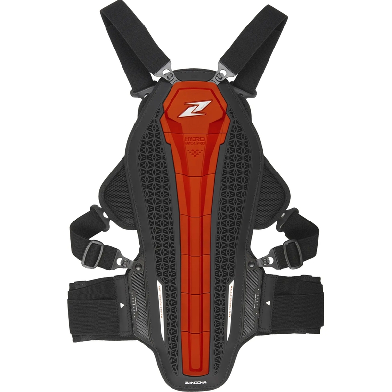 Štitnik za kralježnicu i prsa Zandona Hybrid Armor X8 crveni 178 - 187 cm