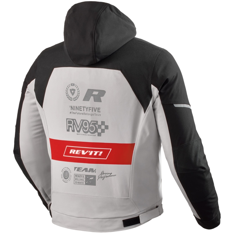 Revit Haste H2O motociklistička jakna crno-crvena