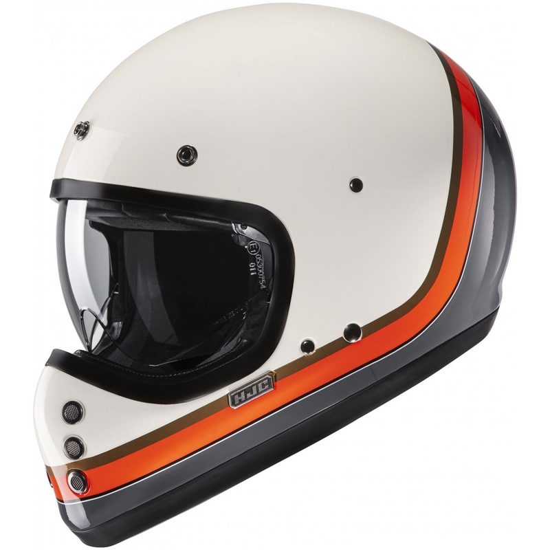 HJC V60 Scoby MC7 full face motociklistička kaciga bež-crno-narančasto-siva
