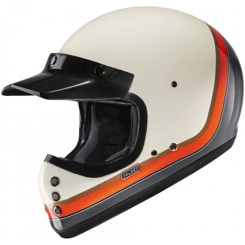HJC V60 Scoby MC7 full face motociklistička kaciga bež-crno-narančasto-siva