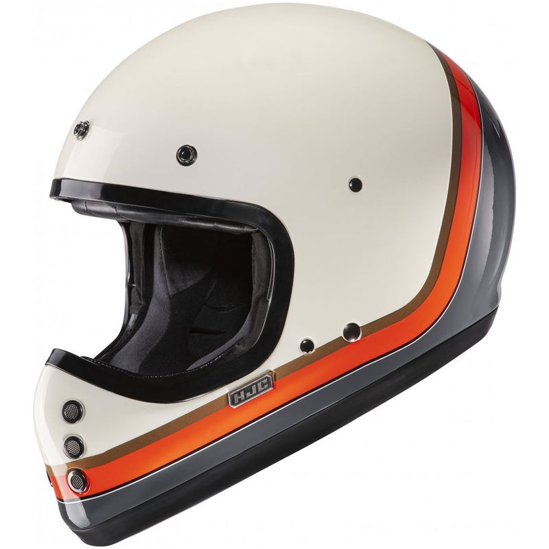 HJC V60 Scoby MC7 full face motociklistička kaciga bež-crno-narančasto-siva