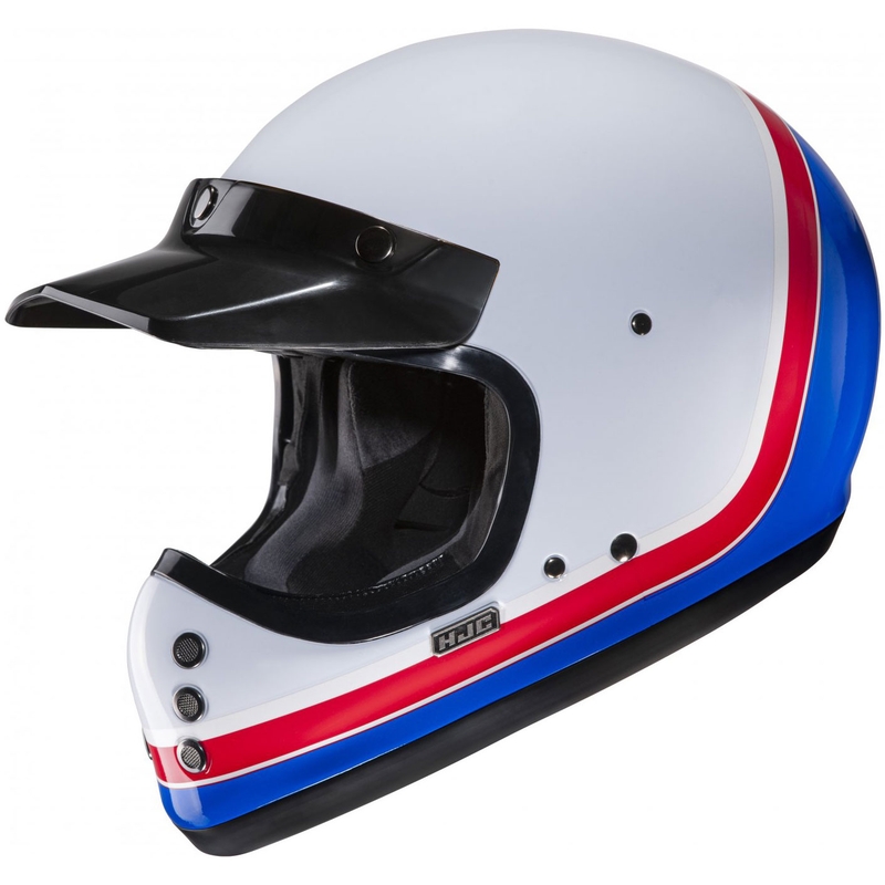 Integralna motociklistička kaciga HJC V60 Scoby MC21 bijelo-crveno-plava