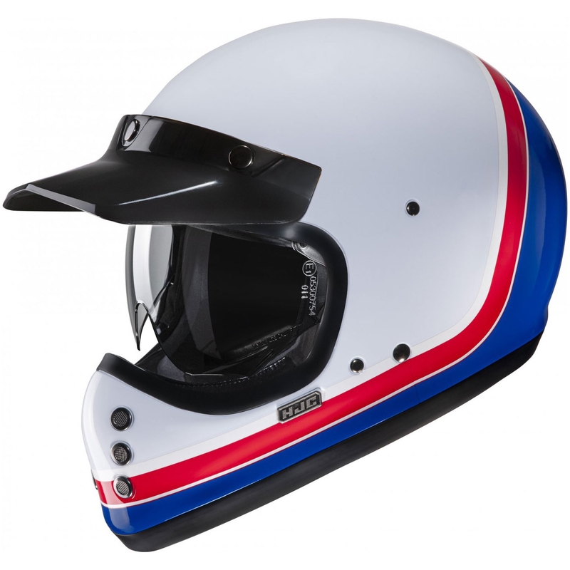 Integralna motociklistička kaciga HJC V60 Scoby MC21 bijelo-crveno-plava