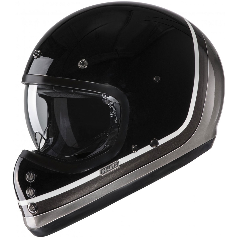 Integralna motociklistička kaciga HJC V60 Scoby MC5 crno-bijelo-siva
