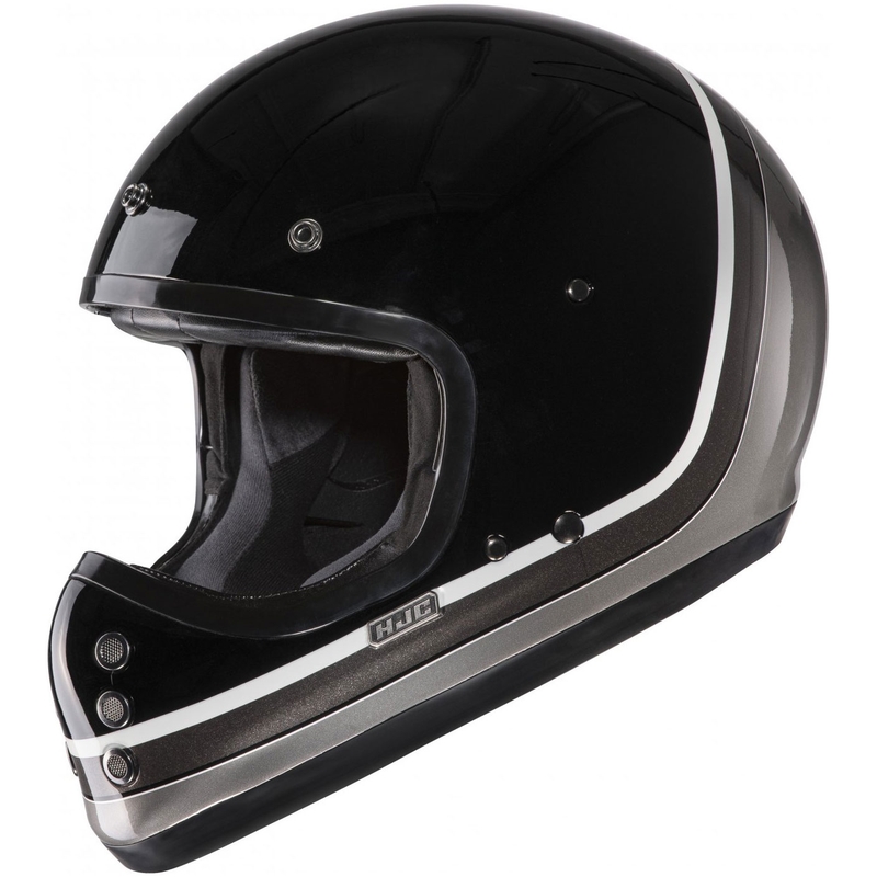 Integralna motociklistička kaciga HJC V60 Scoby MC5 crno-bijelo-siva