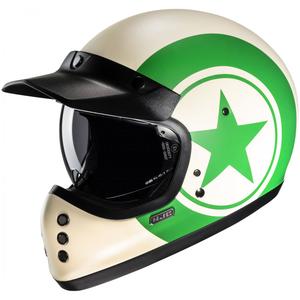 HJC V60 Nyx MC4SF motociklistička kaciga za cijelo lice bijelo-zelena