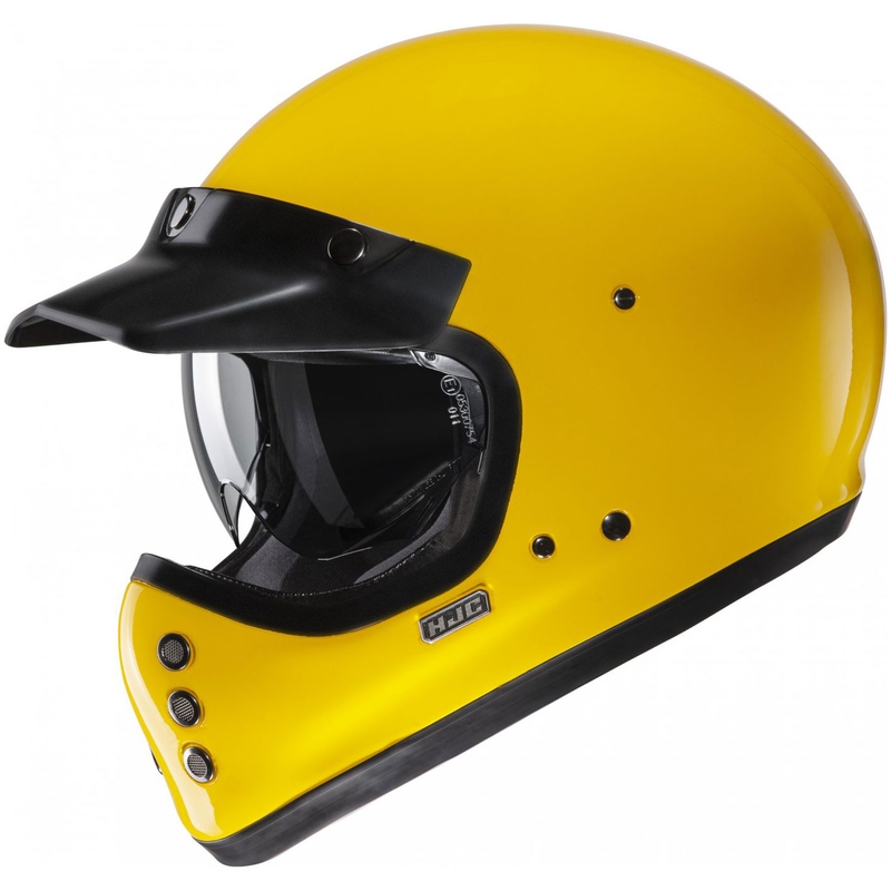 Integralna motociklistička kaciga HJC V60, jednobojna, tamnožuta