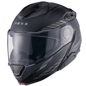 Motociklistička kaciga na preklop Nexx X.Lifetour Globe mat crno-siva