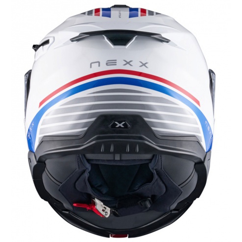 Motociklistička kaciga na preklop Nexx X.Lifetour Globe bijelo-plava